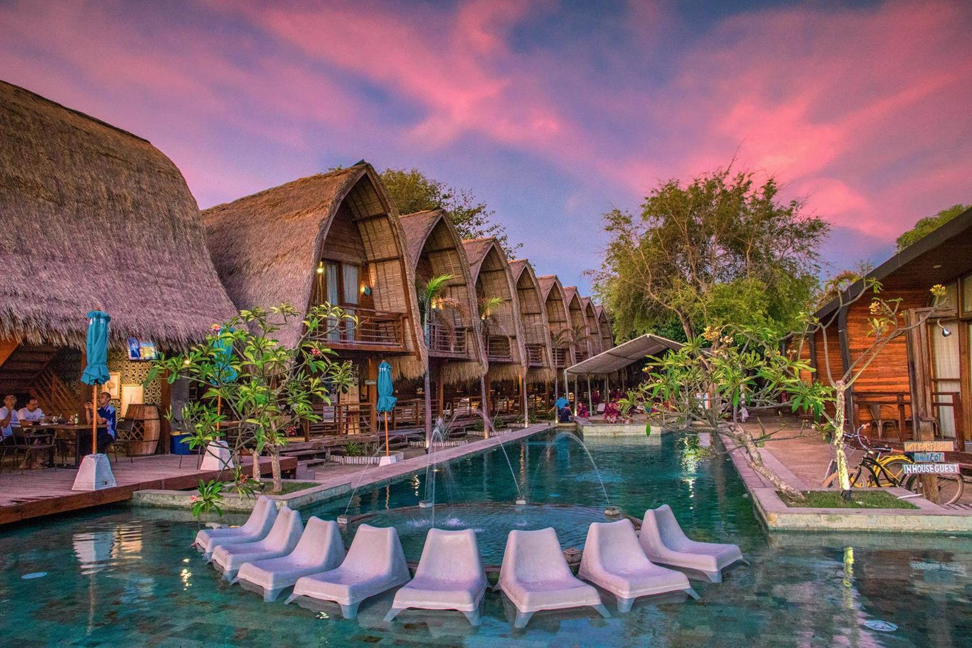 Mola2 Resort Gili Air Buitenkant foto